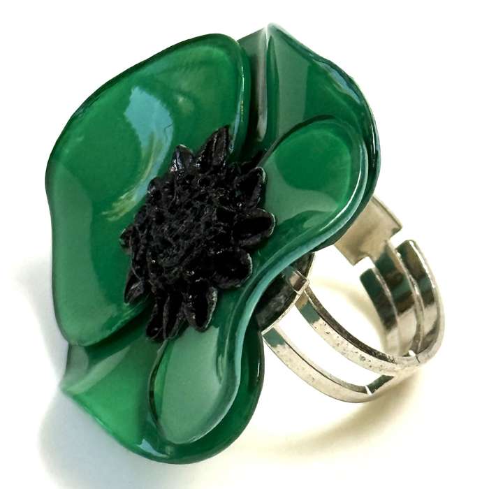 Cilea Bijoux Paris Anemone Flower Ring