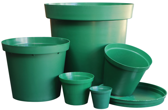 Plastic Pot - Green