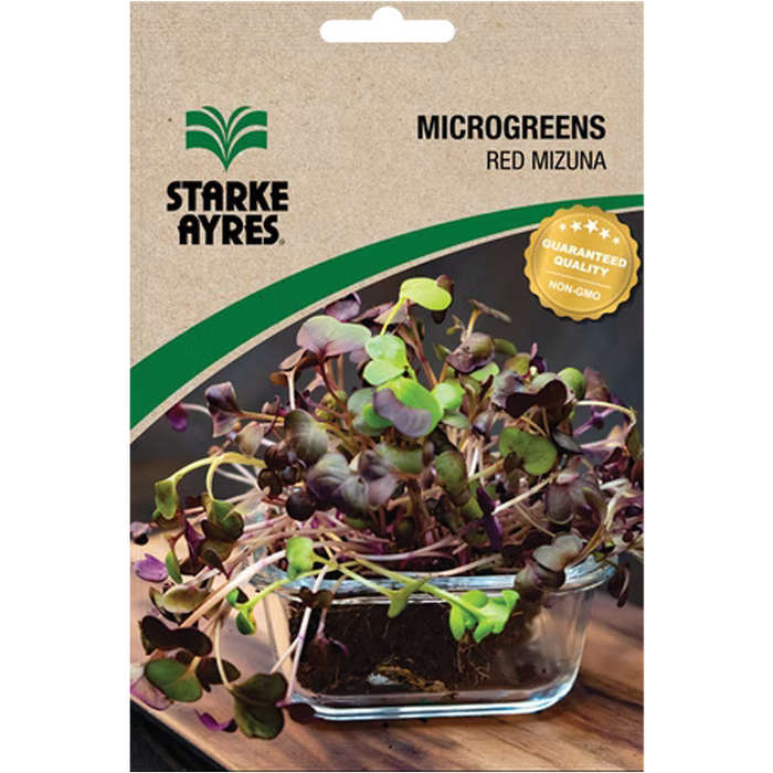 Red Mizuna Microgreens Seeds