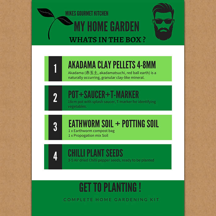 Carolina Reaper Chilli Pepper Grow Kit (Worlds HOTTEST Chilli)