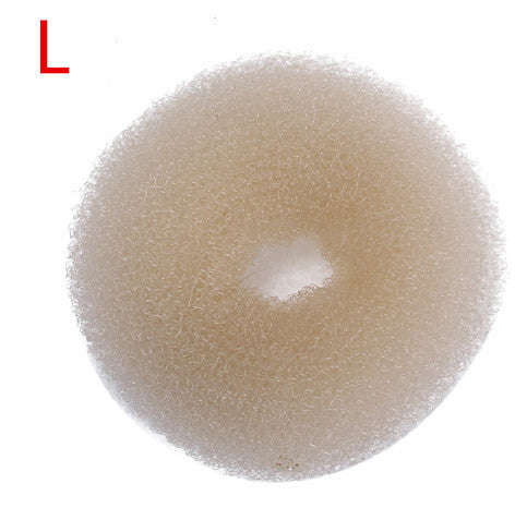 Donut Hair Bun - Small / Beige