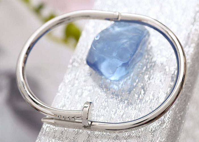 Nail Bracelets - Men/Women - Silver