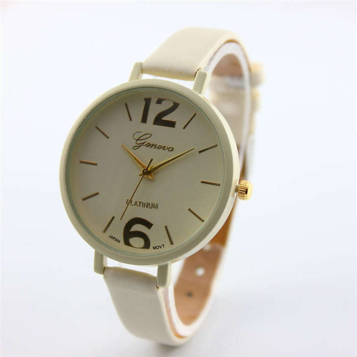 Women's Analogue WristWatch - Beige