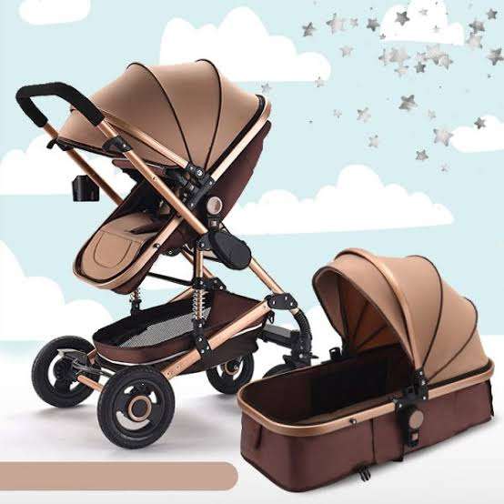 Belecoo 2 in 1 Baby Stroller [Khaki]
