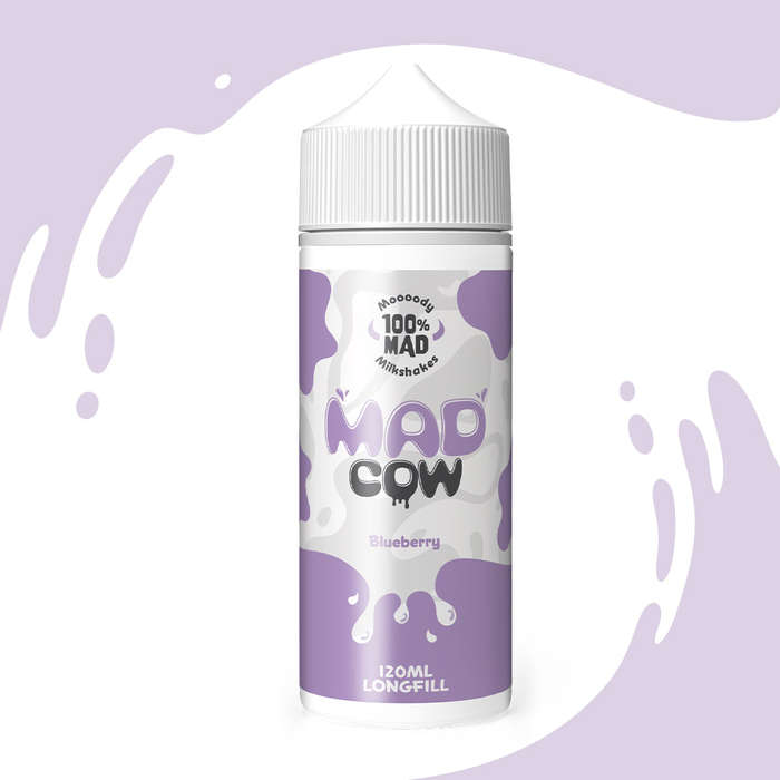 Mad Cow Longfill Flavouring - Blueberry Milkshake