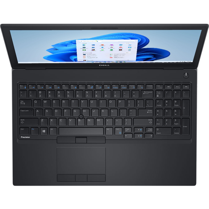 Dell Precision 7530 Intel i7, 8th Gen Laptop Workstation with Dedicated Graphics + Monitor