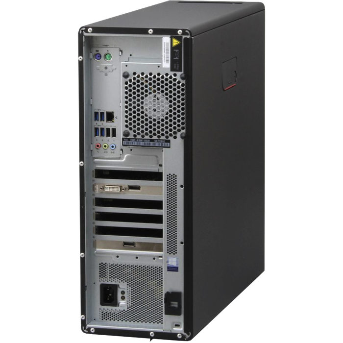 Lenovo ThinkStation P520 - Intel Xeon Tower PC with NVIDIA Quadro P1000 GPU + 23" Monitor