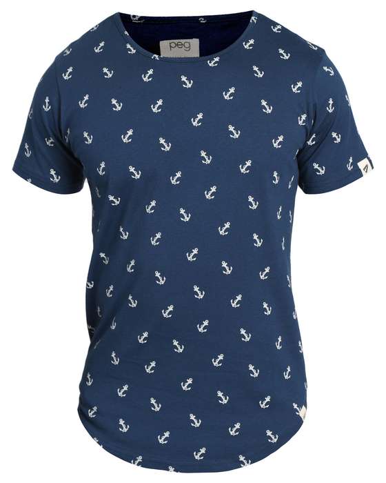 Scoop T-Shirt Anchor - L