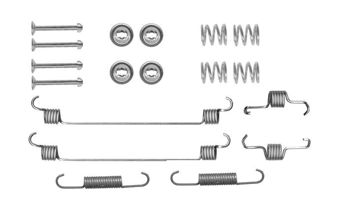 Rear Brake Shoe/Drum Spring Kit For RENAULT CLIO II (SB0/1/2_) 1.5 dCi (K9K 714)(50KW) 04-