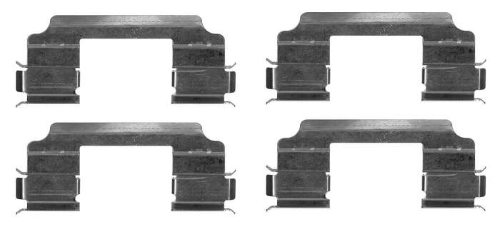 Front Axel Pad Clip For TOYOTA HILUX VII (_N1_, _N2_, _N3_) 2.5 D-4D (KUN15, KUN10) (2KD-FTV)(75K...