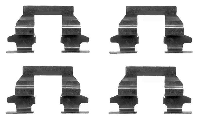 Disc Brake Pad Clip Kit - Abc983 (Argus Motoring)
