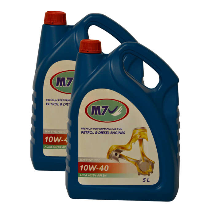 M7 10W-40 ACEA A3/B4 API SN - 5 Litre x 2