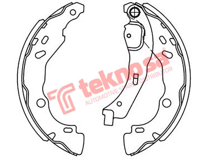 BRAKE SHOES - OPT1017PB (OPTIMA)