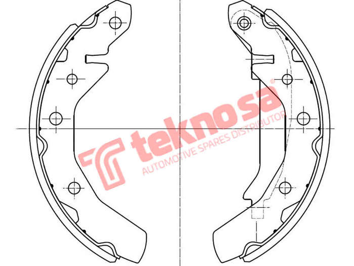 BRAKE SHOES - OPT613PB (OPTIMA)