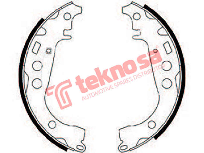BRAKE SHOES - OPT672PB (OPTIMA)