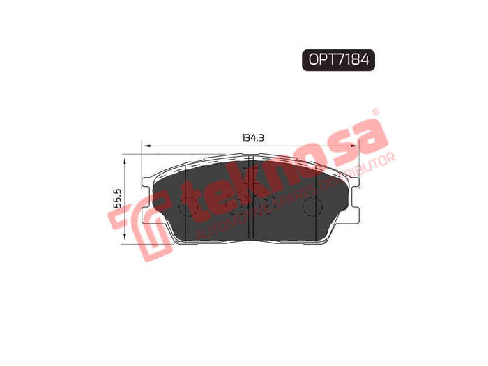 BRAKE PADS - OPT7184 (OPTIMA)