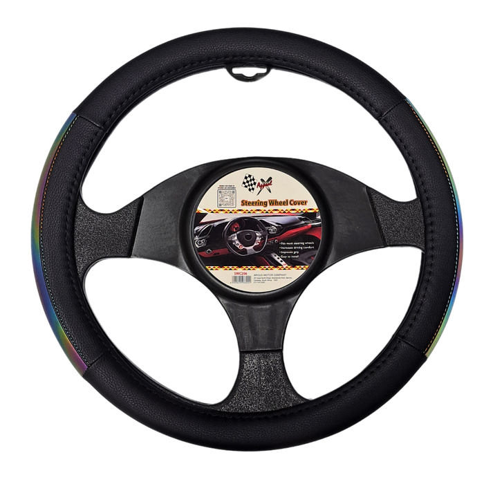 Iridescent Reflective Photosensitive Steering Wheel Cover -