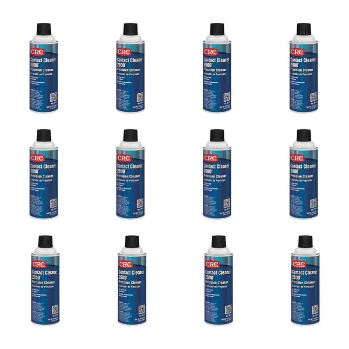 CRC Contact Cleaner 2000 Precision Cleaner 368 gram Aerosol (Quantity: 12)