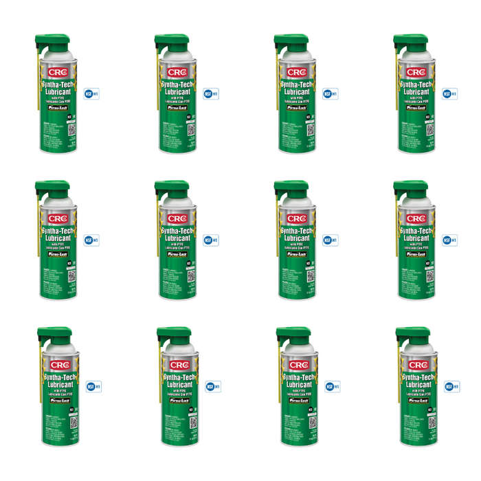 CRC Syntha-Tech Lubricant with PTFE, 312 gram Aerosol (Quantity: 12)