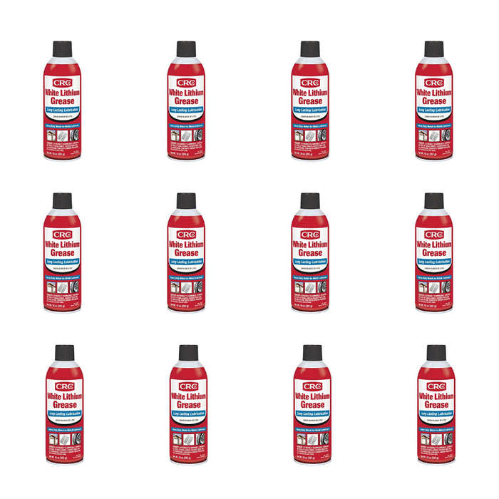 CRC White Lithium Grease   283 gram Aerosol (Quantity: 12)