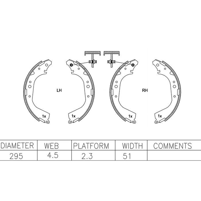 Brake Shoes - Ate603Bs (Ate)