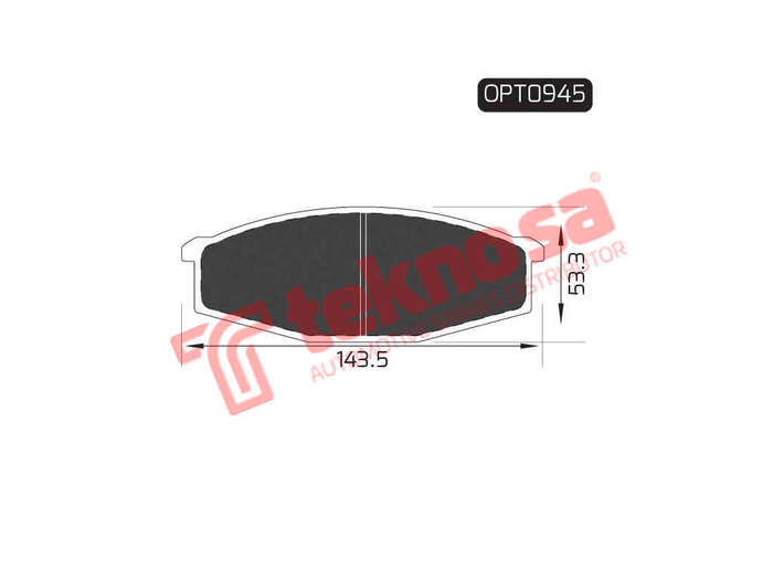 BRAKE PADS - OPT0945 (OPTIMA)