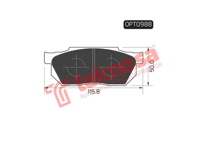 BRAKE PADS - OPT0988 (OPTIMA)