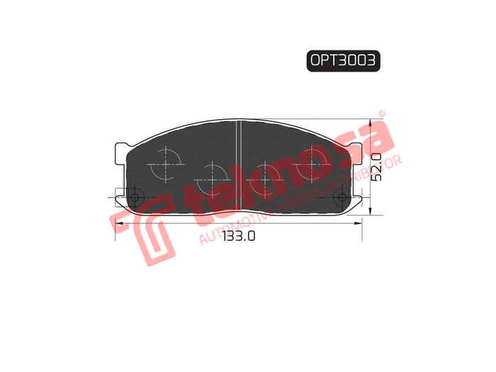 BRAKE PADS - OPT3003 (OPTIMA)