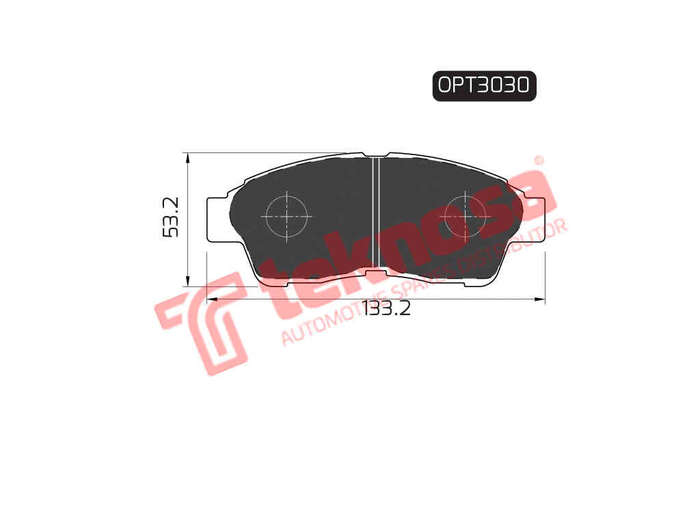 BRAKE PADS - OPT3030 (OPTIMA)