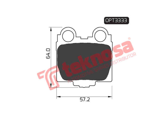 BRAKE PADS - OPT3333 (OPTIMA)