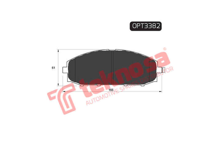 BRAKE PADS - OPT3382 (OPTIMA)