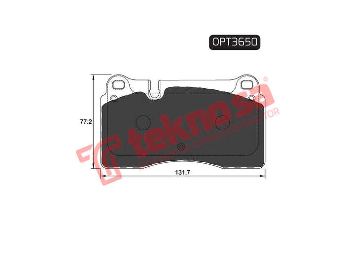 BRAKE PADS - OPT3650 (OPTIMA)
