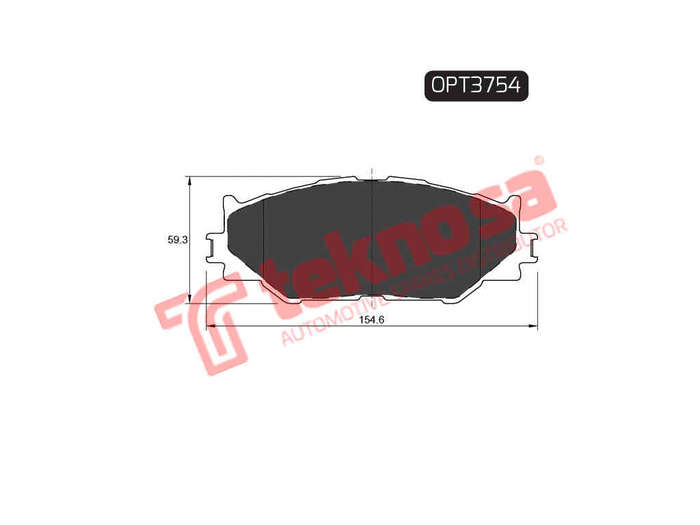 BRAKE PADS - OPT3754 (OPTIMA)