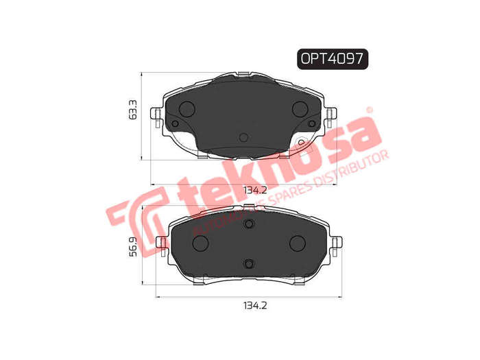 BRAKE PADS - OPT4097 (OPTIMA)