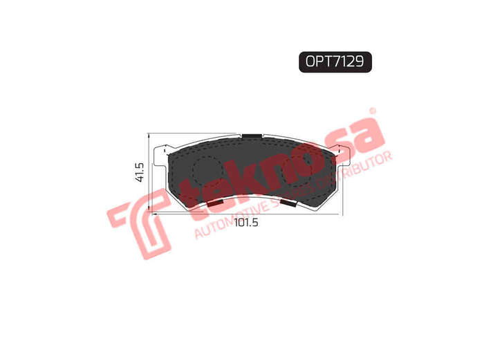 BRAKE PADS - OPT7129 (OPTIMA)