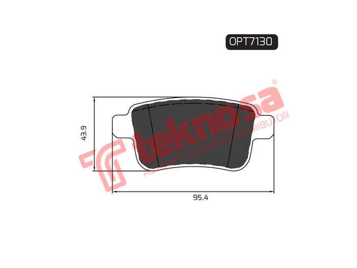 BRAKE PADS - OPT7130 (OPTIMA)