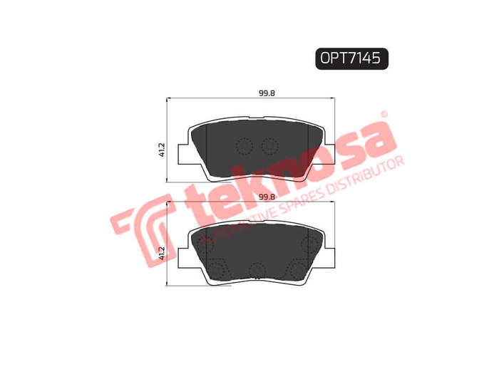 BRAKE PADS - OPT7145 (OPTIMA)
