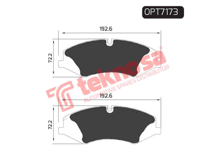 BRAKE DISC - OPT7173 (OPTIMA)