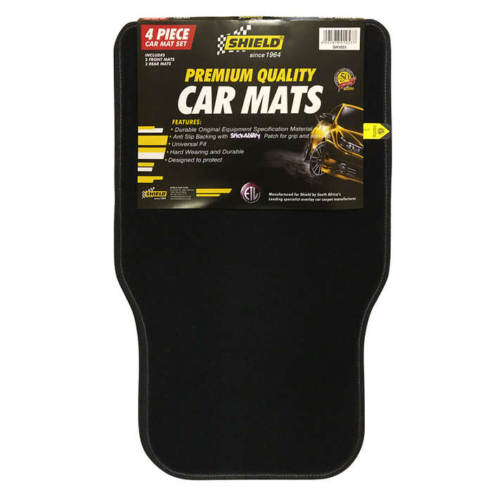 Shield Universal Promo Black Mat With Standard Black Binding - 4 Piece