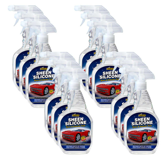 Shield Sheen Silicone - 500Ml (Pack Size: 12)