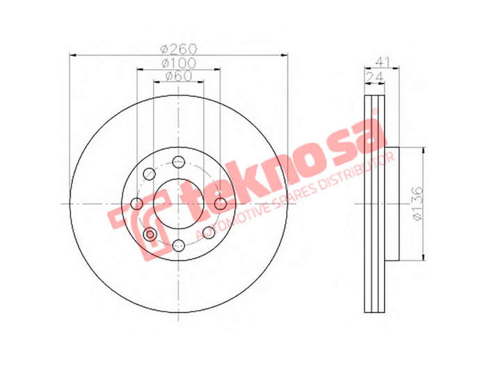 BRAKE DISC - TBD7748-D (OPTIMA)