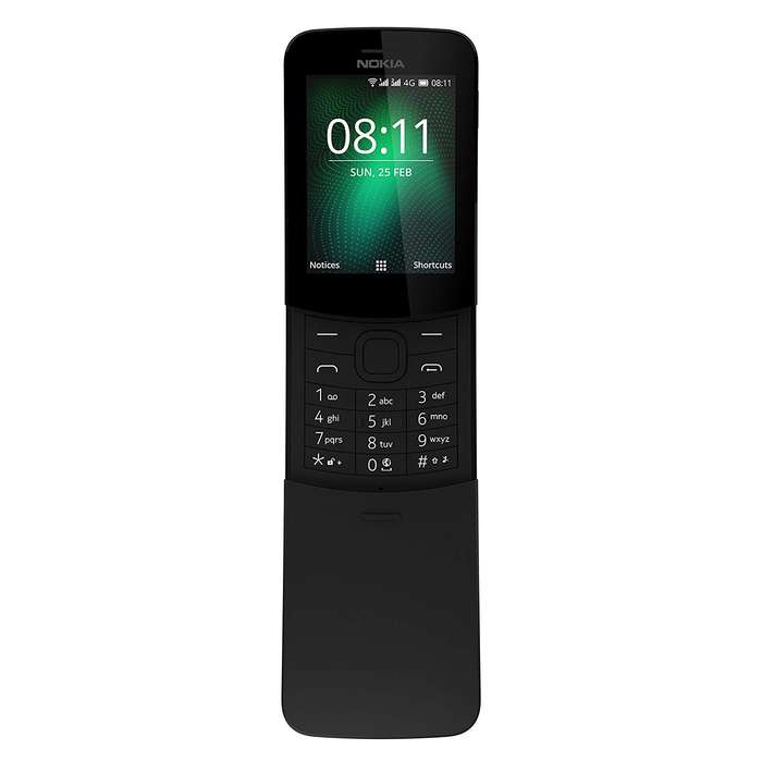 Nokia 8110 (Single Sim, Black, 4G, Local Stock)