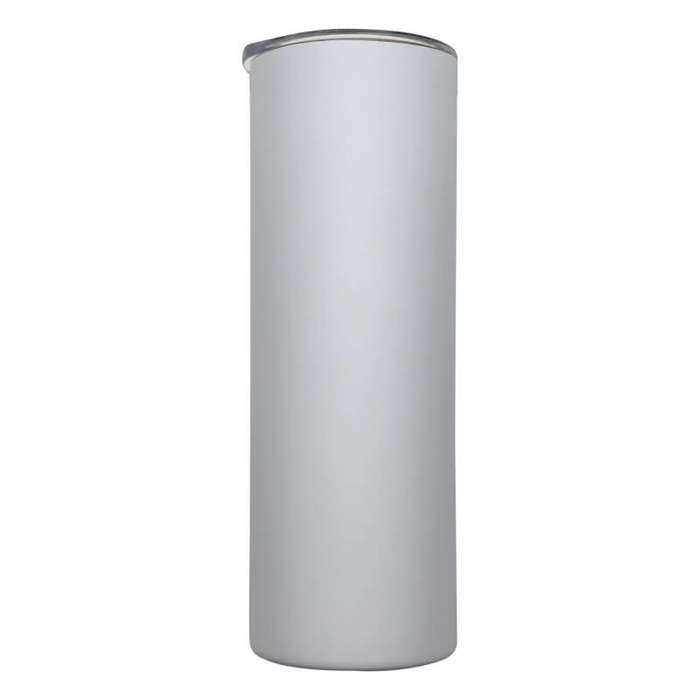 White Skinny Tumbler 590ml (20oz) Skinny Double Wall Stainless Steel for Corporate Branded or Per...