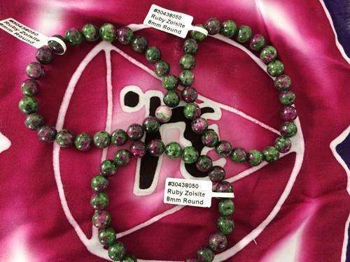 Ruby Zoisite (Anyolite) Bracelet