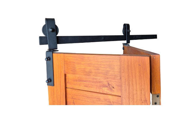 Premium Bi-Fold Barn Door Sliding Hardware - 70mm Aluminium Wheel (no door incl)