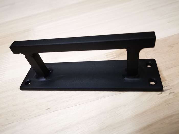 Industrial Look Steel Barn Door Handle 150mm