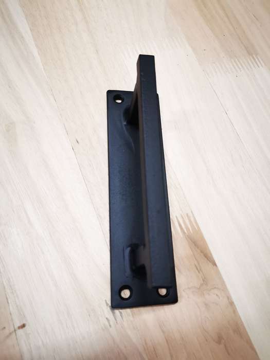 Industrial Look Steel Barn Door Handle 150mm