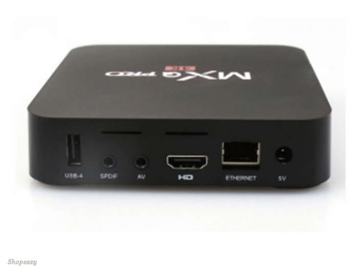 MXQ Pro 4K Smart TV Box - Android Media Player Streamer (Showmax / Netflix / Kodi and More) - 4 X US
