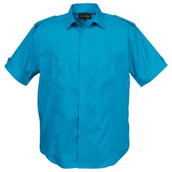 Barron - Mens City Shirt - Surf Blue / 5XL