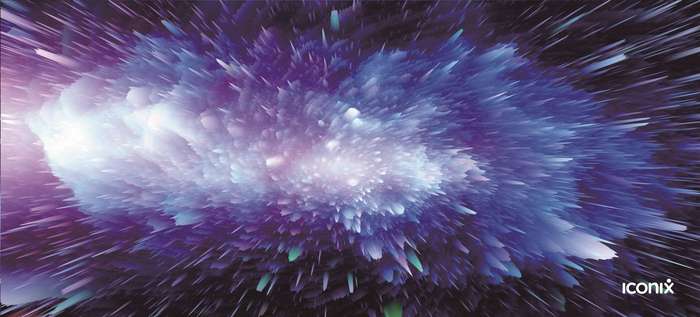 Big Bang Effect Full Desk XL Coverage Gaming and Office Mouse Pad